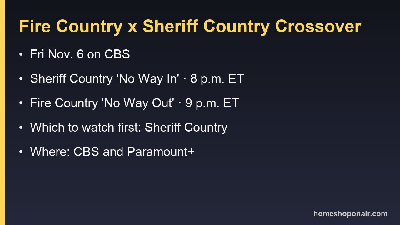 Fire Country and Sheriff Country Crossover: Date, Time and Which Episode to Watch First