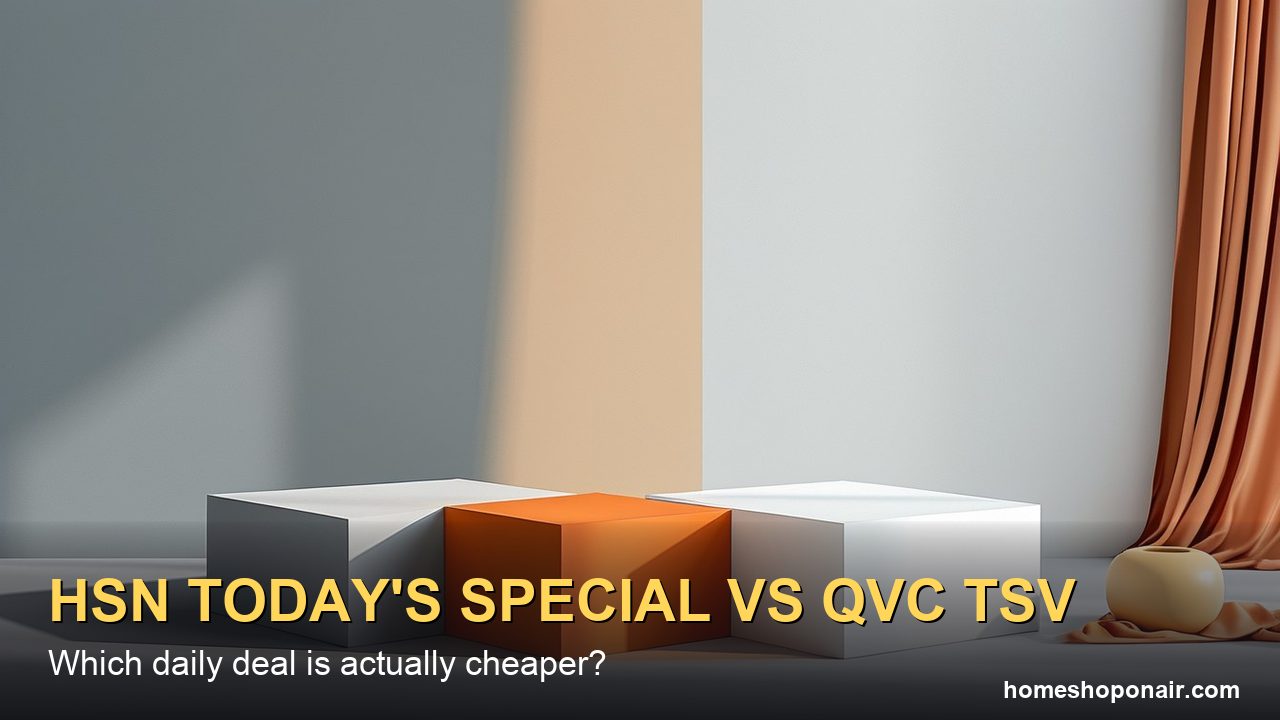HSN Today's Special vs QVC TSV: Which Daily Deal Is Actually Cheaper?