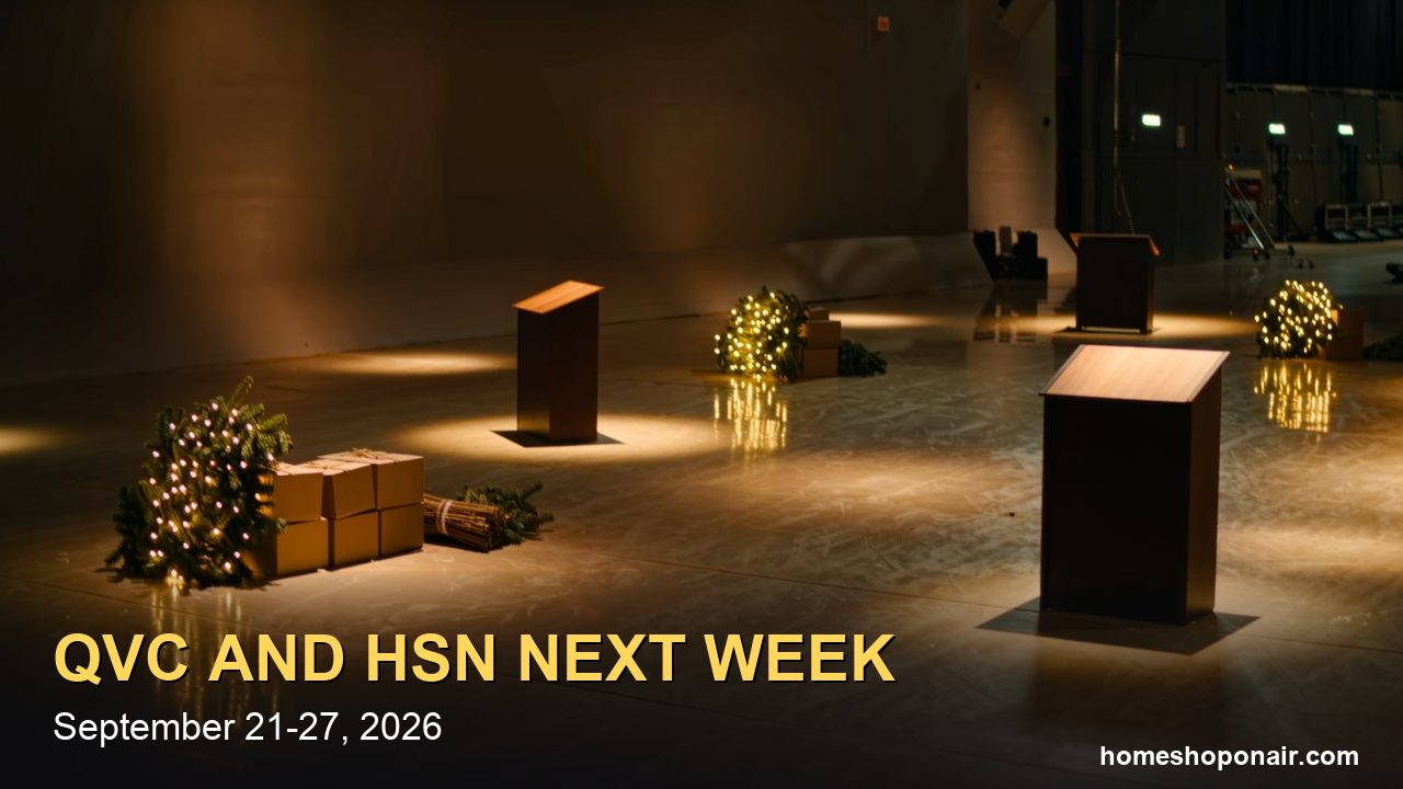 QVC and HSN This Week (Sept. 21–27, 2026): Christmas Blocks Start Wednesday Night