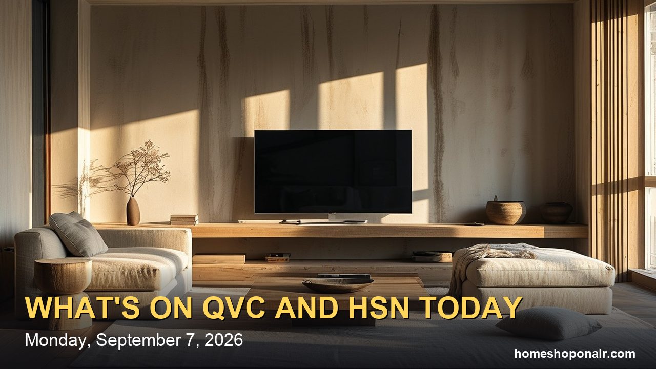 What's On QVC and HSN Today (Updated Daily) β Monday, September 7, 2026