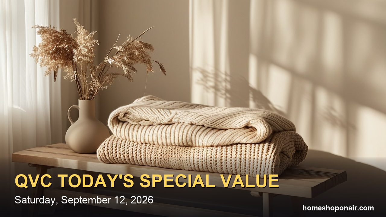 QVC Today's Special Value Sept 12, 2026: Five TSVs Are Live at Once — Barefoot Dreams Set at $169.98