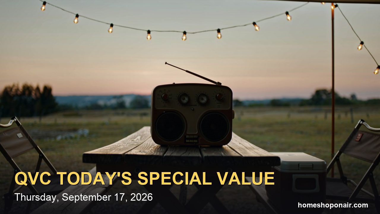 QVC Today's Special Value Sept 17, 2026: Altec Lansing 10" Boombox at $129.98 — Same Price as Last Year, Better Screen