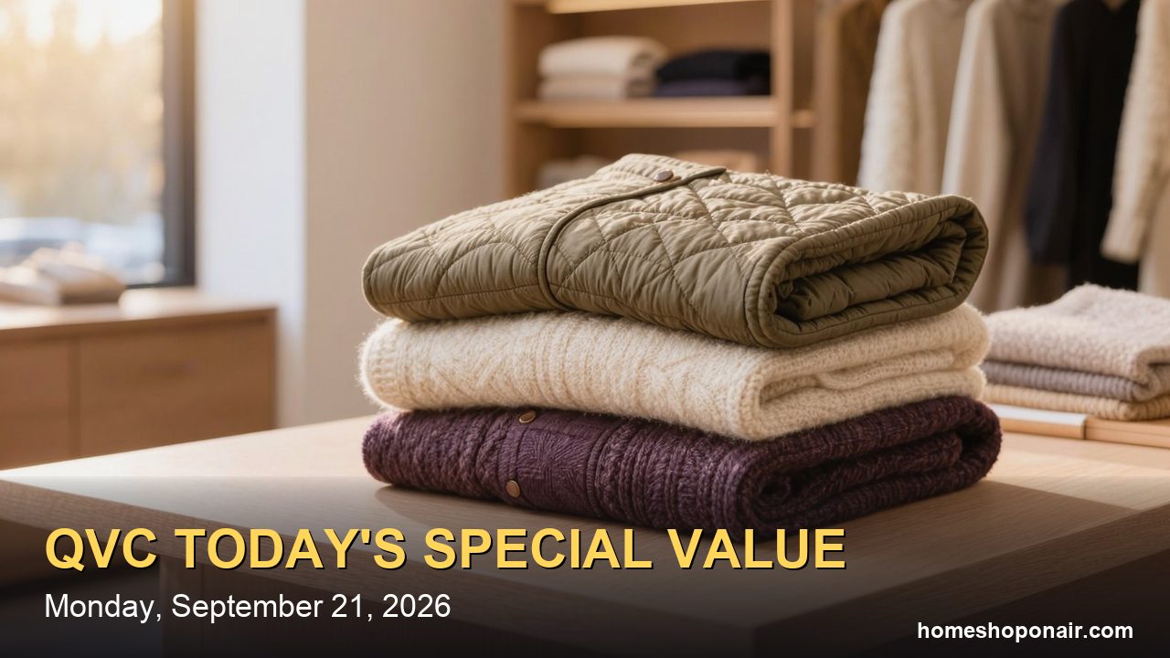 QVC Today's Special Value Sept 21, 2026: Denim & Co. Quilted Sweater Jacket at $59.98 — Is 19% Off a Good TSV?
